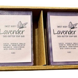 Lavender Shea Butter Moisturizing Soap Bar Sweet Body (2 …